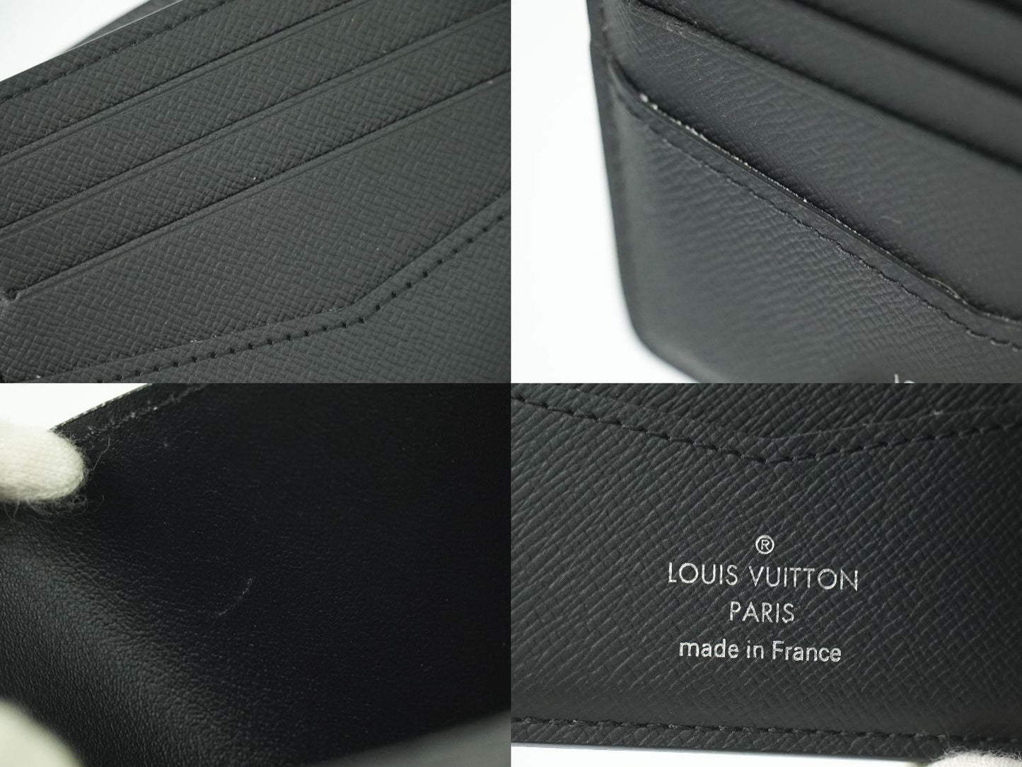 LOUIS VUITTON ポルトフォイユ スレンダー モノグラム エクリプス リバース 折財布 M80906