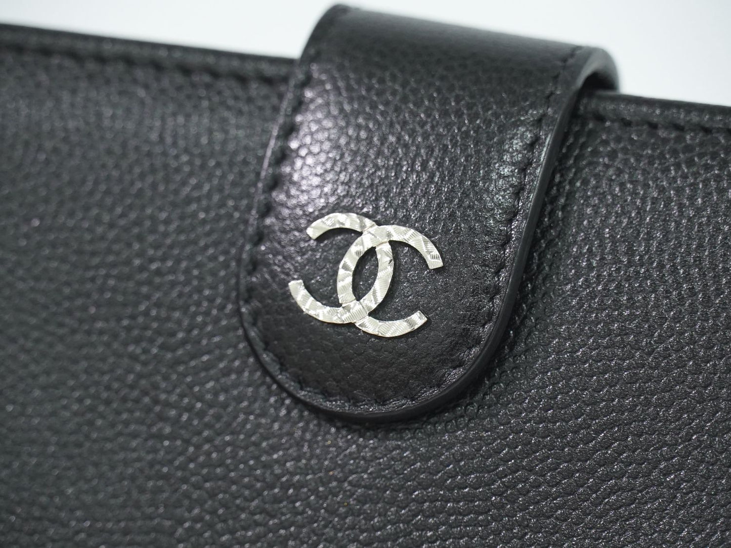 CHANEL ココマーク 折財布 ブラック