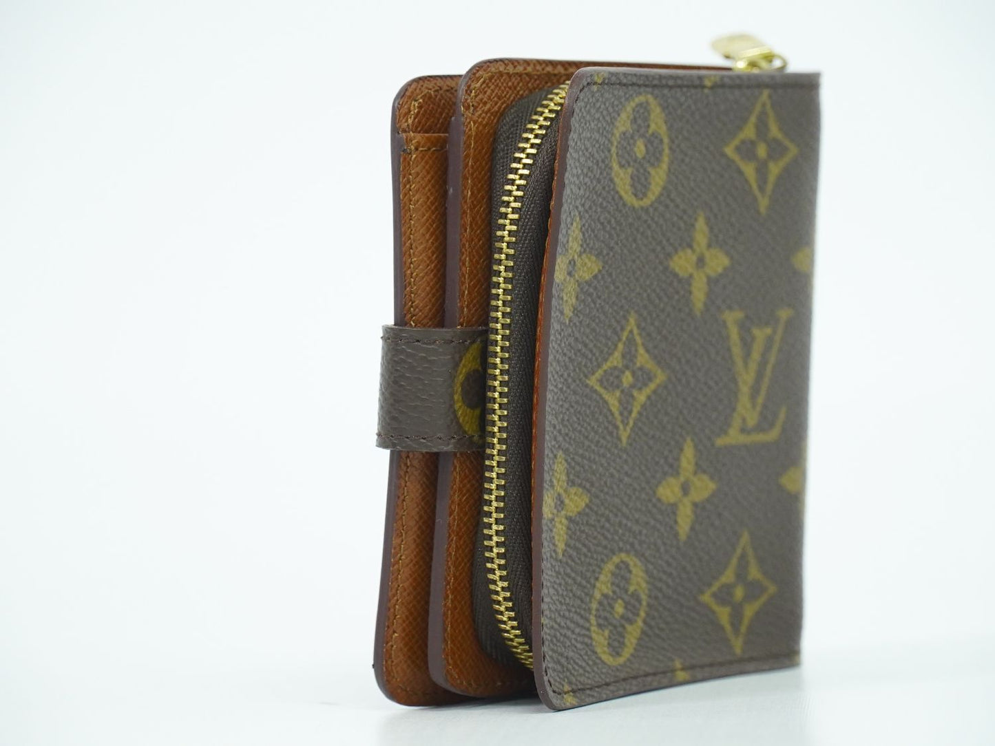 LOUIS VUITTON コンパクトジップ モノグラム 折財布 M61667