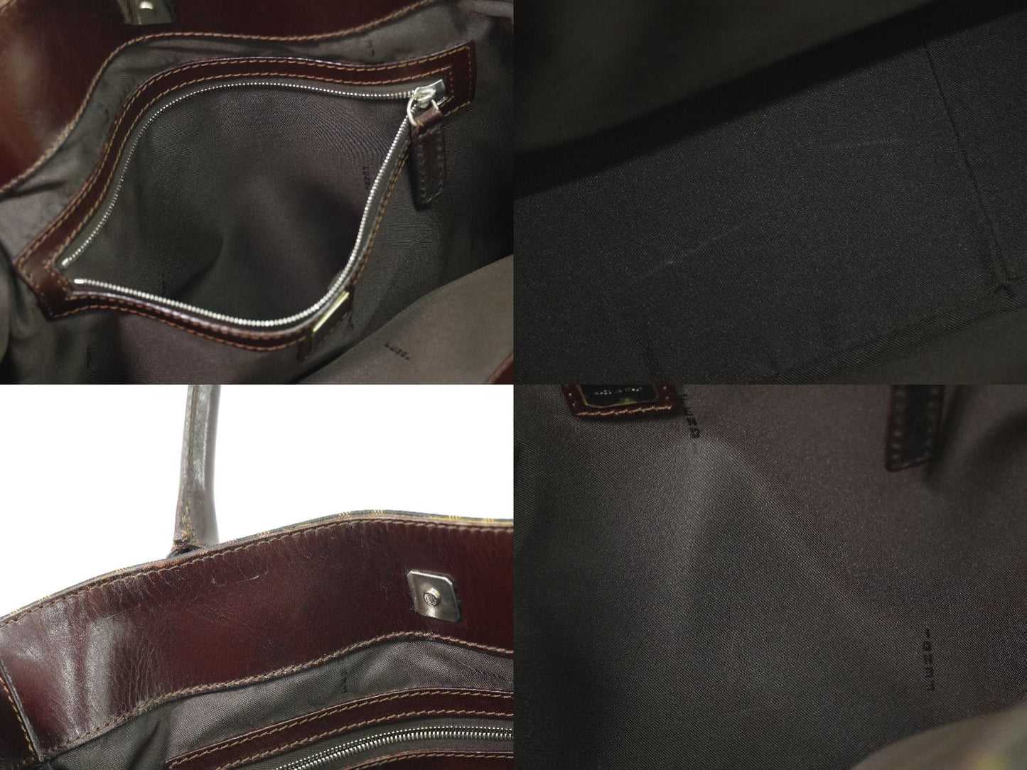 FENDI ズッカ トートバッグ ブラウン 16328