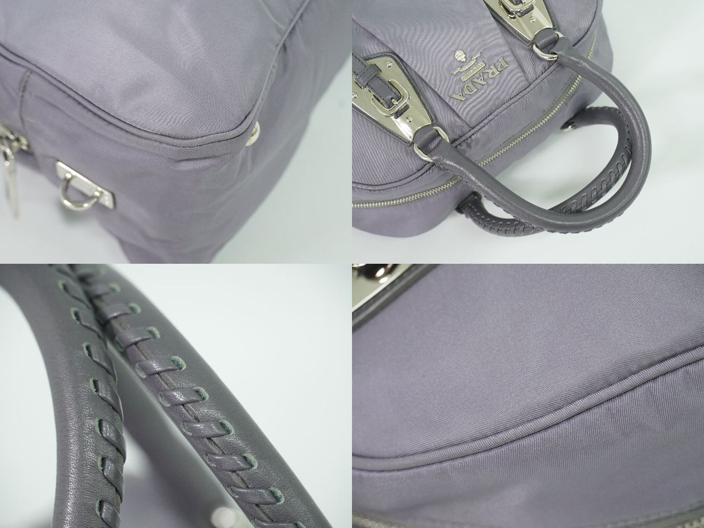 PRADA ハンドバッグ グレー