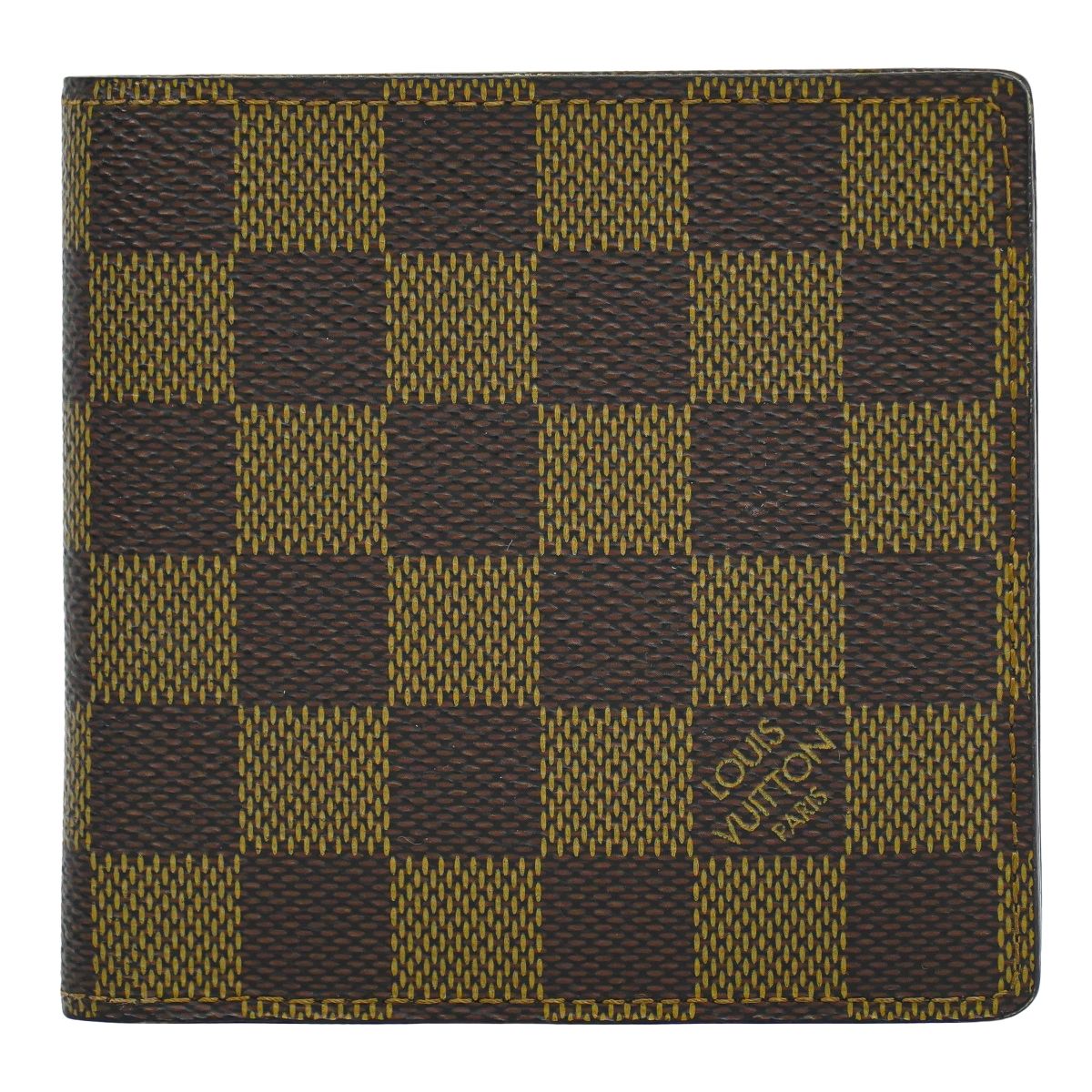 LOUIS VUITTON ポルトビエ カルトクレディ モネ ダミエ エベヌ 折財布 N61665