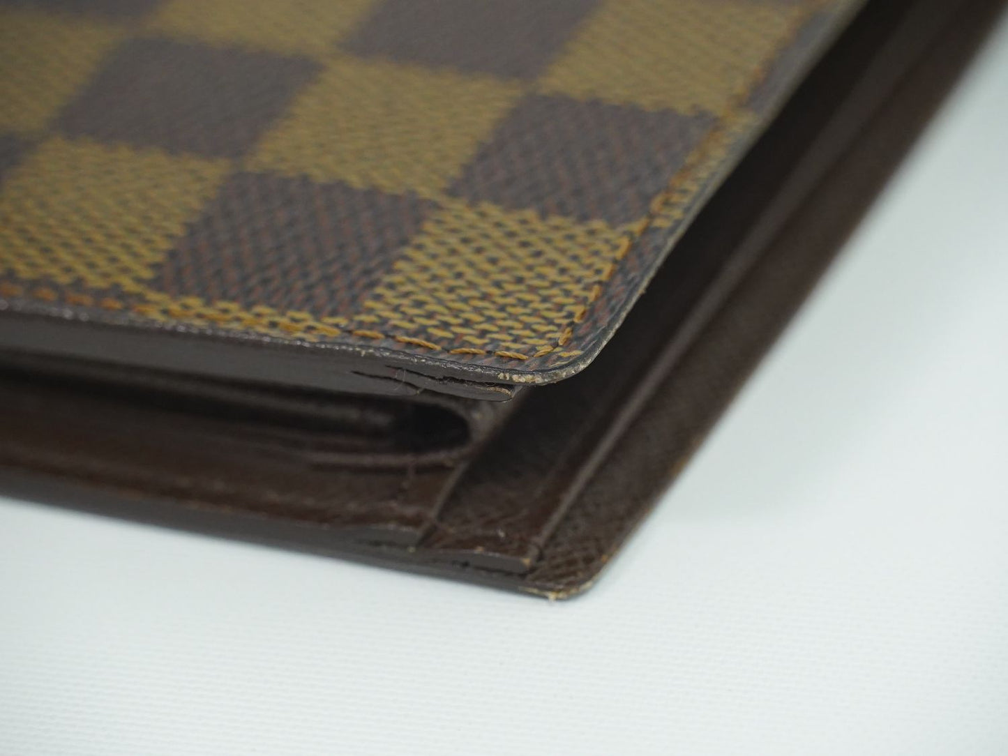 LOUIS VUITTON ポルトビエ カルトクレディ モネ ダミエ エベヌ 折財布 N61665