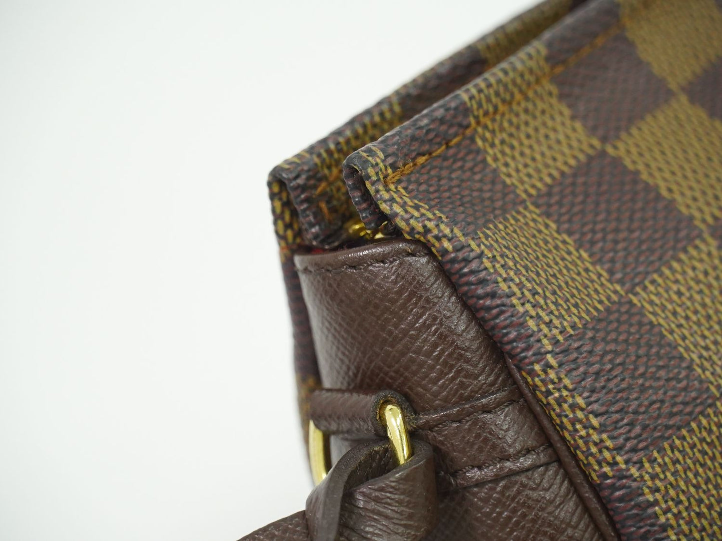 LOUIS VUITTON トゥルースメイクアップ ダミエ エベヌ アクセサリーポーチ N51982