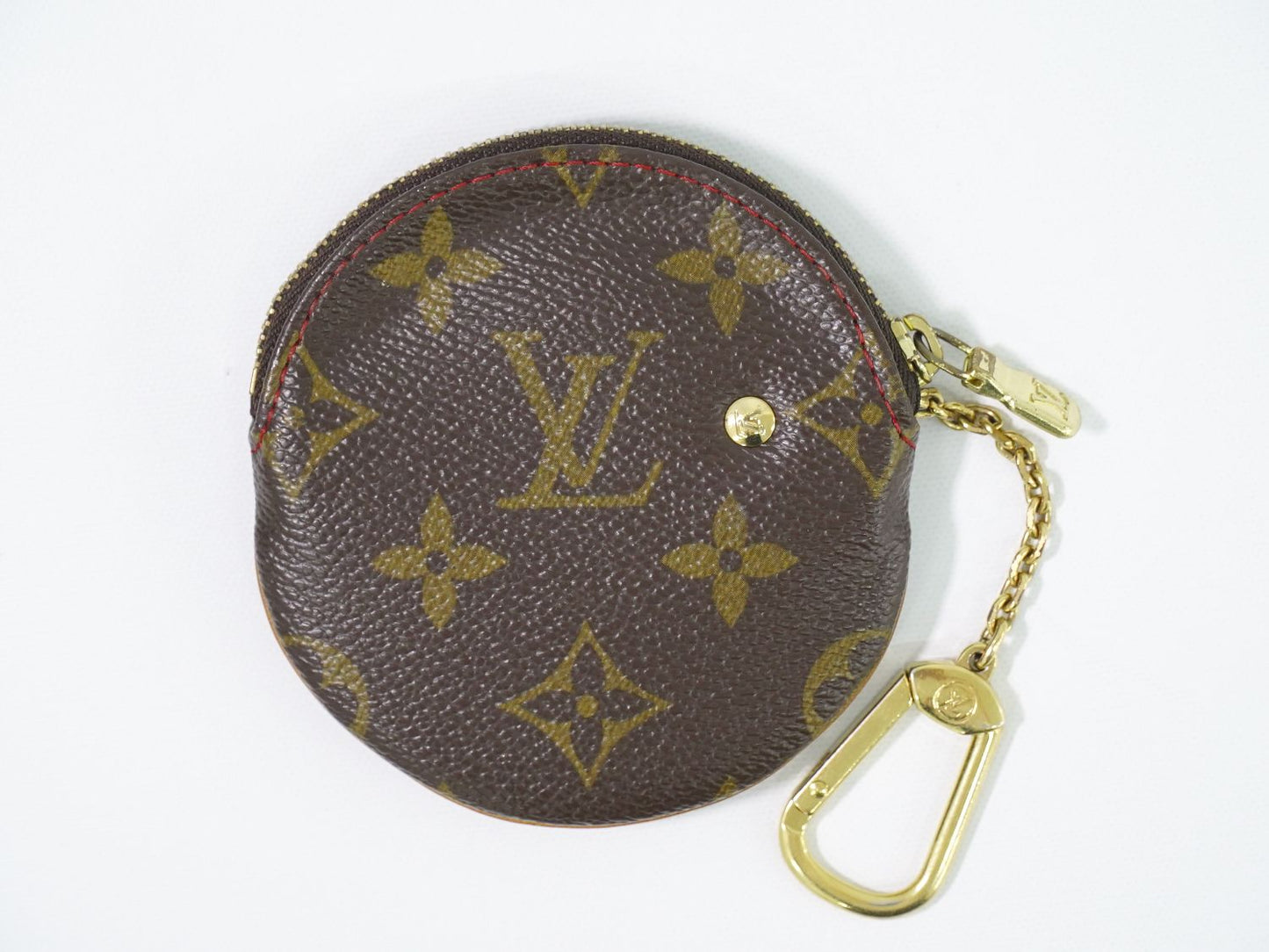 LOUIS VUITTON ポルトモネロン モノグラム チェリー 村上隆 コインケース ブラウン レッド M95043