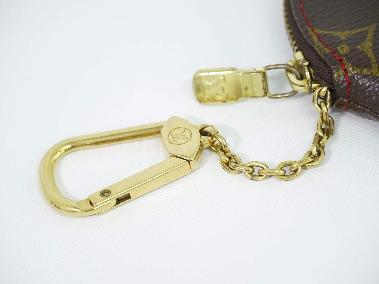 LOUIS VUITTON ポルトモネロン モノグラム チェリー 村上隆 コインケース ブラウン レッド M95043