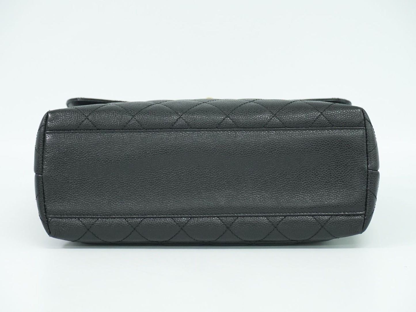 CHANEL ココマーク マトラッセ ハンドバッグ ブラック