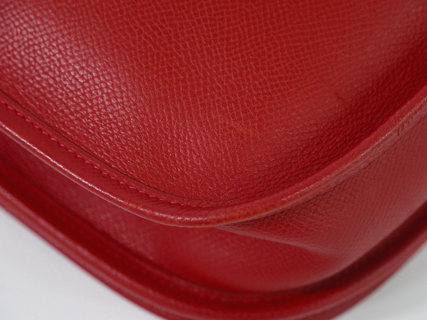HERMES エヴリン 2 ショルダーバッグ □J刻 レッド