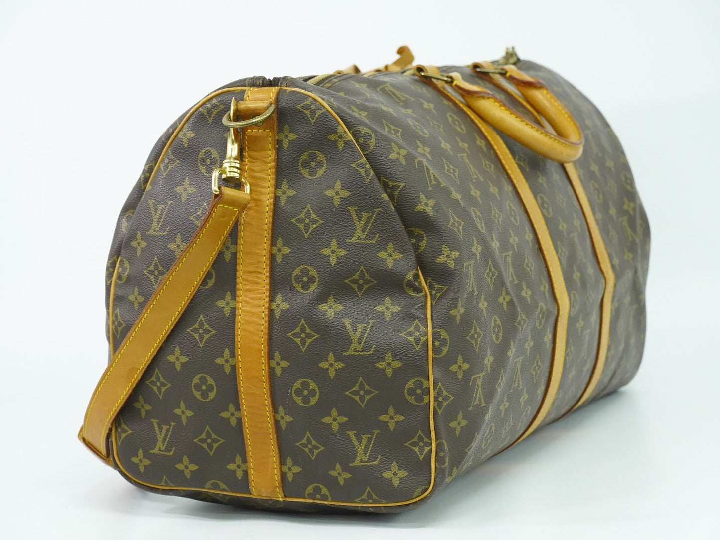 LOUIS VUITTON キーポルバンドリエール 55 モノグラム 2WAY ボストンバッグ M41414