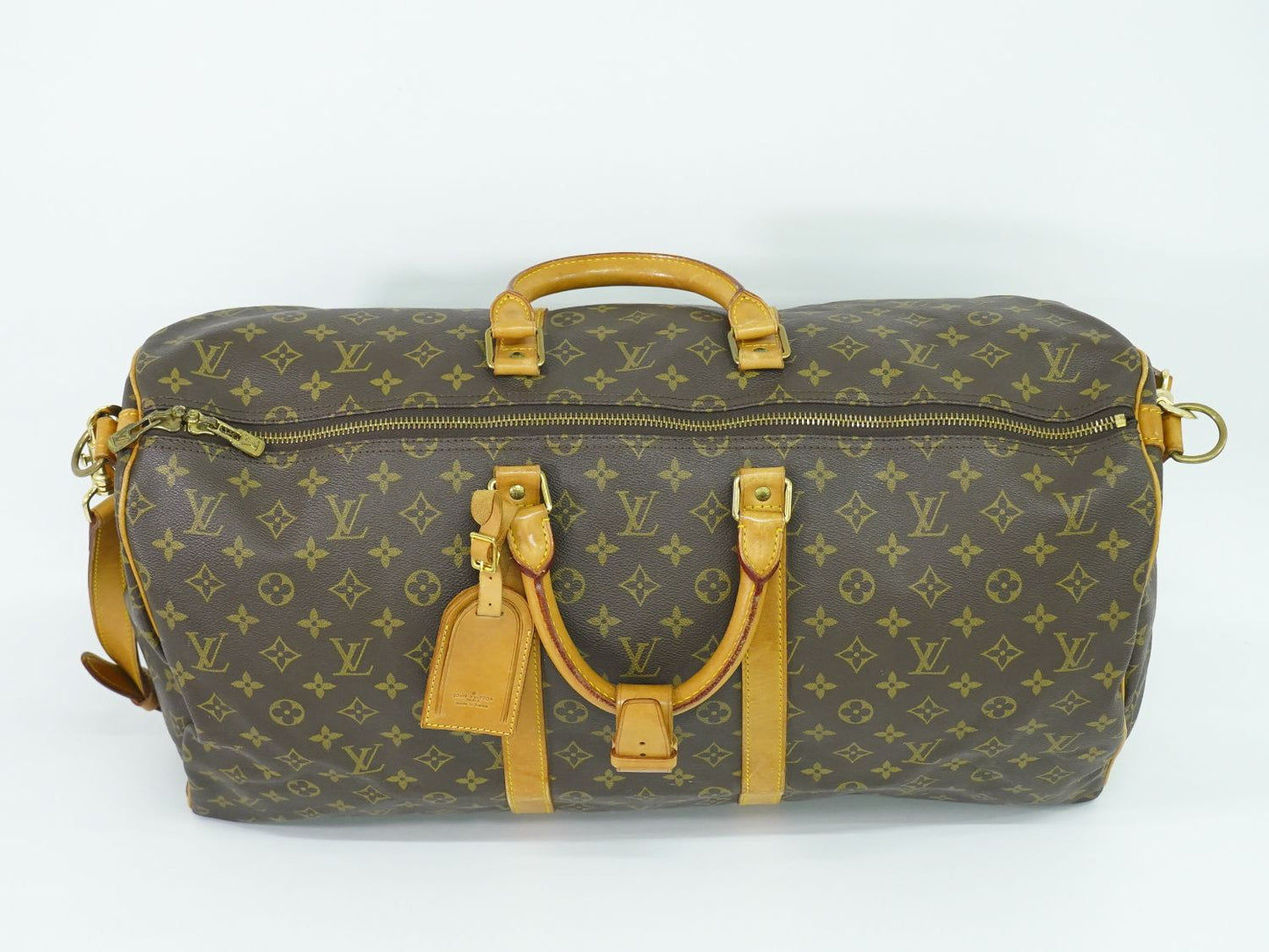 LOUIS VUITTON キーポルバンドリエール 55 モノグラム 2WAY ボストンバッグ M41414
