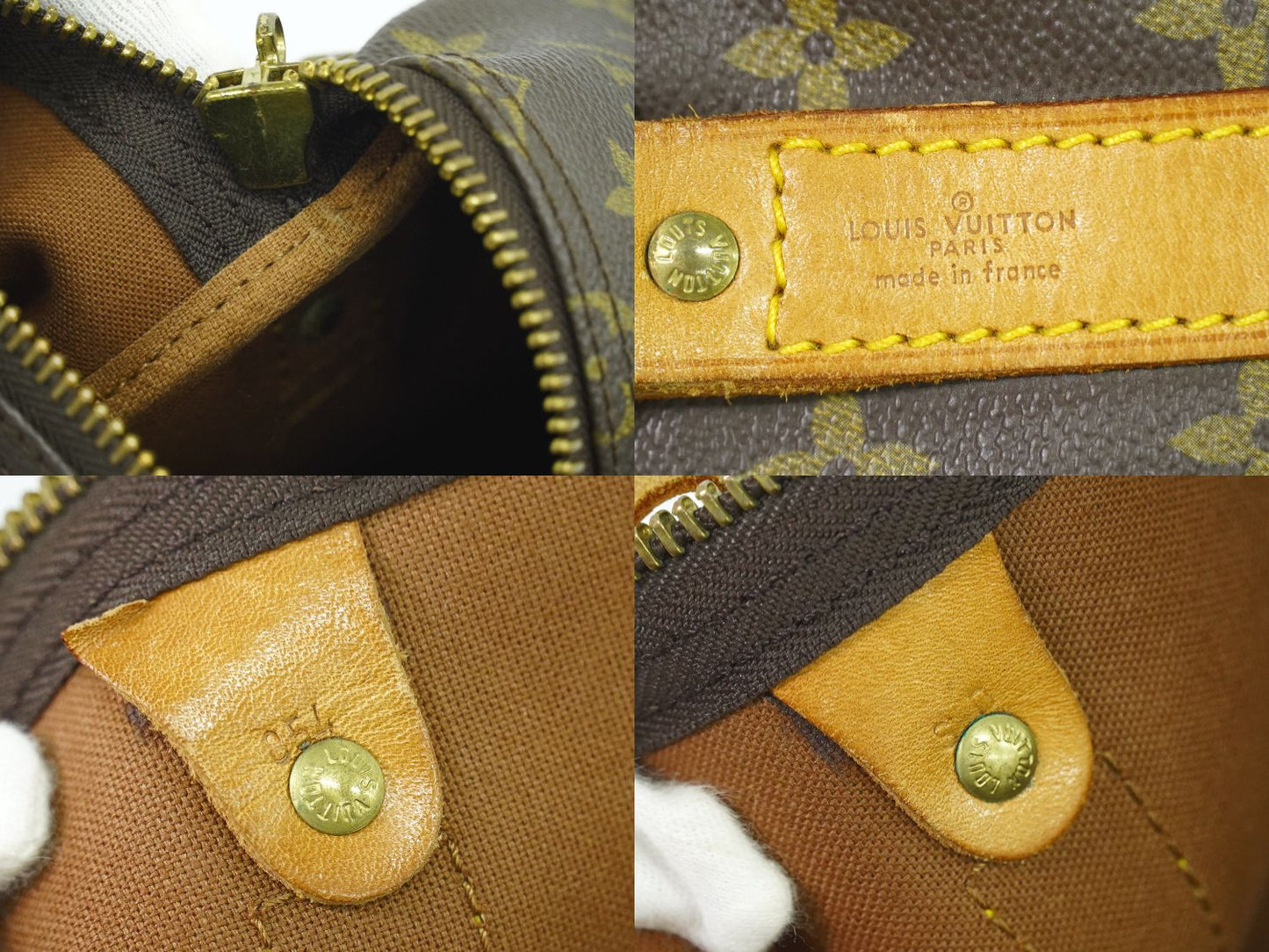 LOUIS VUITTON キーポルバンドリエール 55 モノグラム 2WAY ボストンバッグ M41414