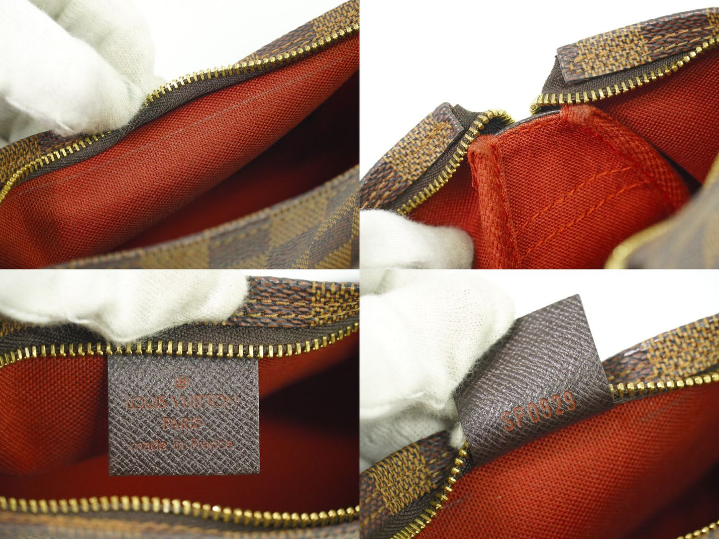 LOUIS VUITTON トゥルースメイクアップ ダミエ エベヌ アクセサリーポーチ N51982