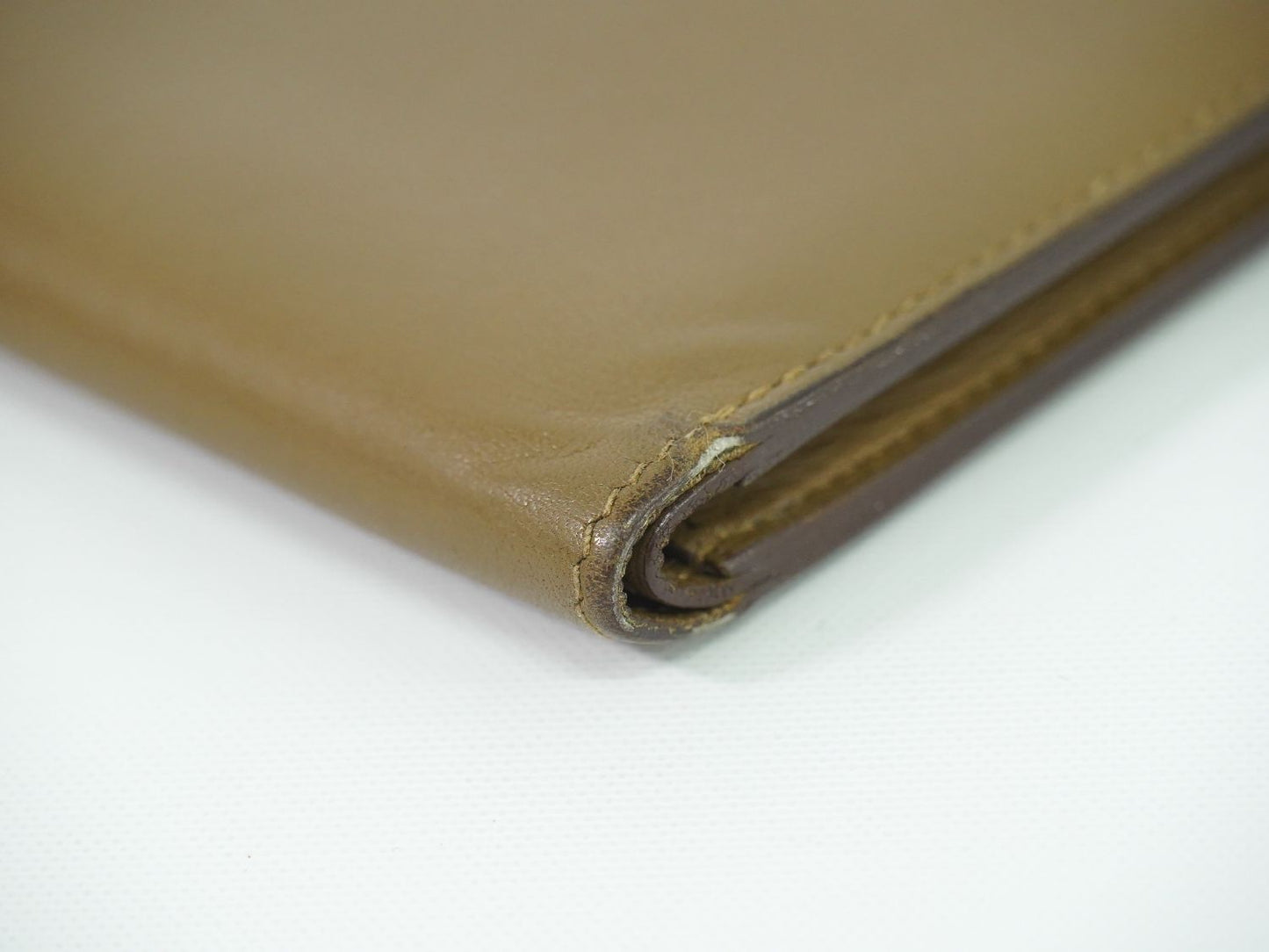 HERMES シチズ ンツイル 折財布 ブラウン