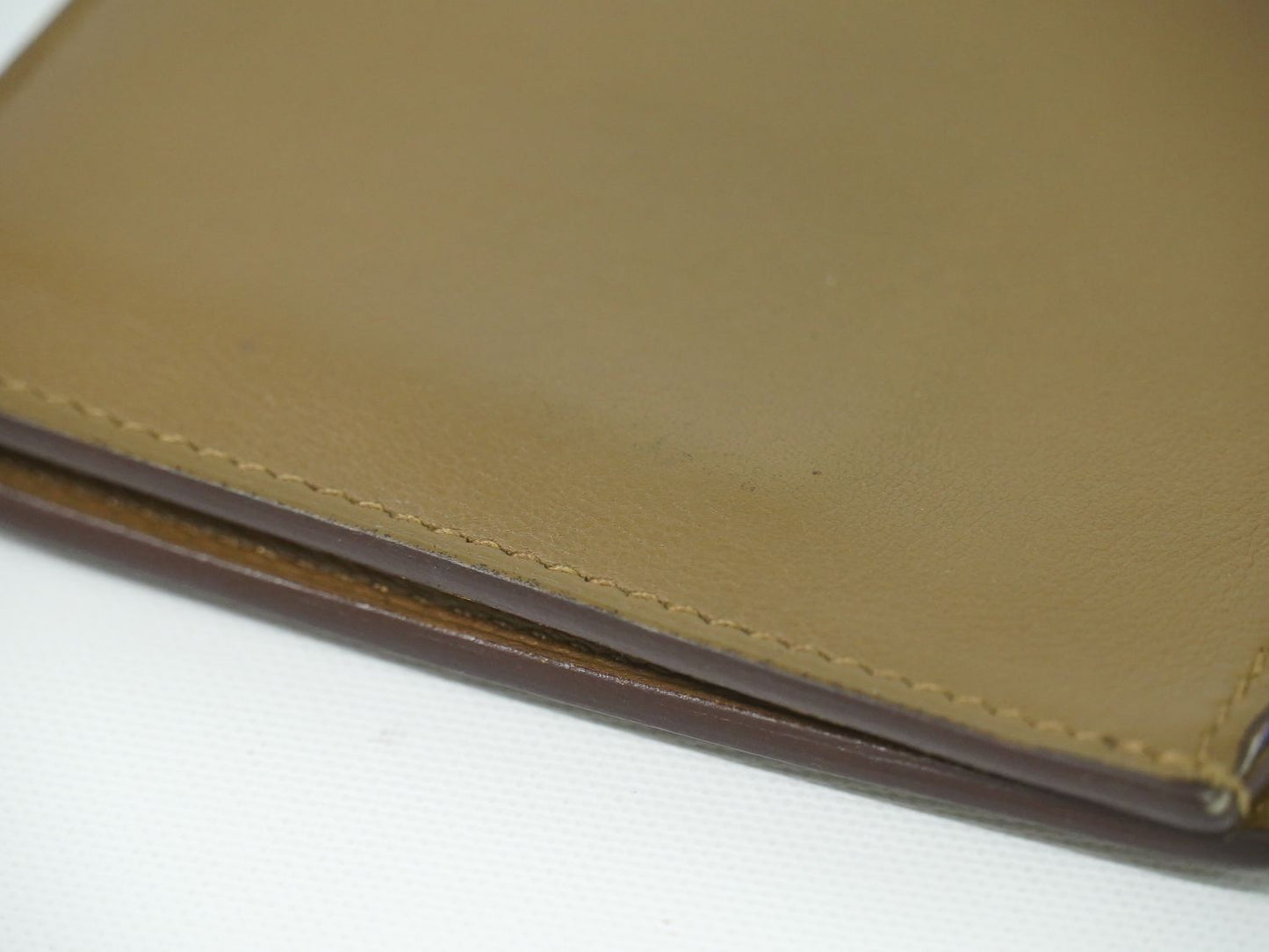 HERMES シチズ ンツイル 折財布 ブラウン