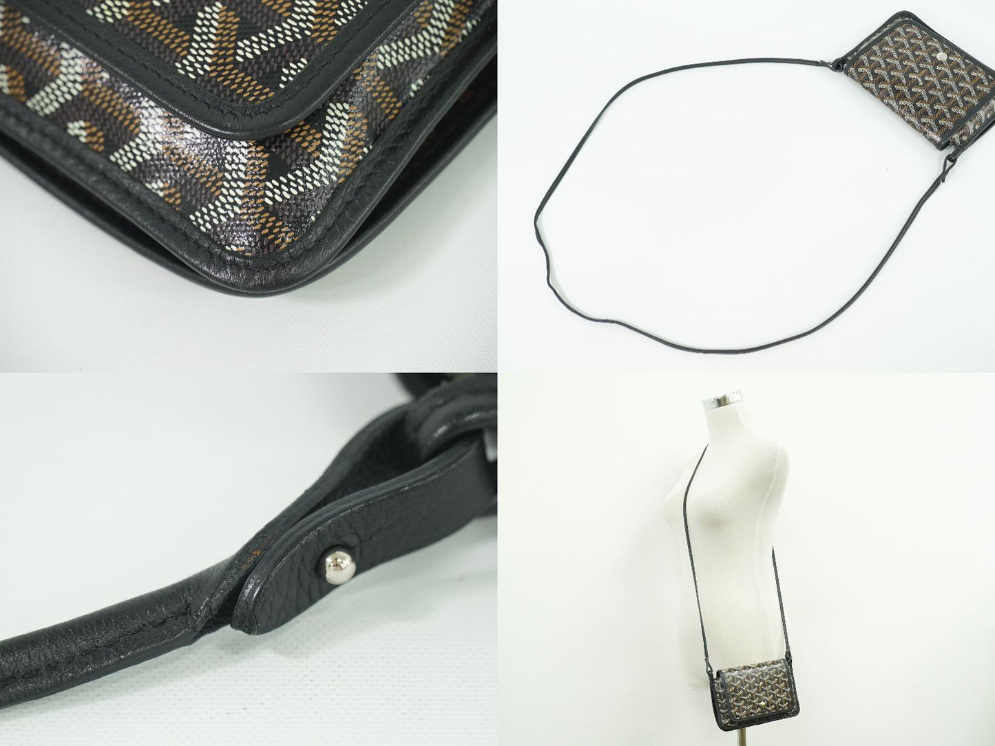 GOYARD プリュメ ポシェット ブラック ブラウン