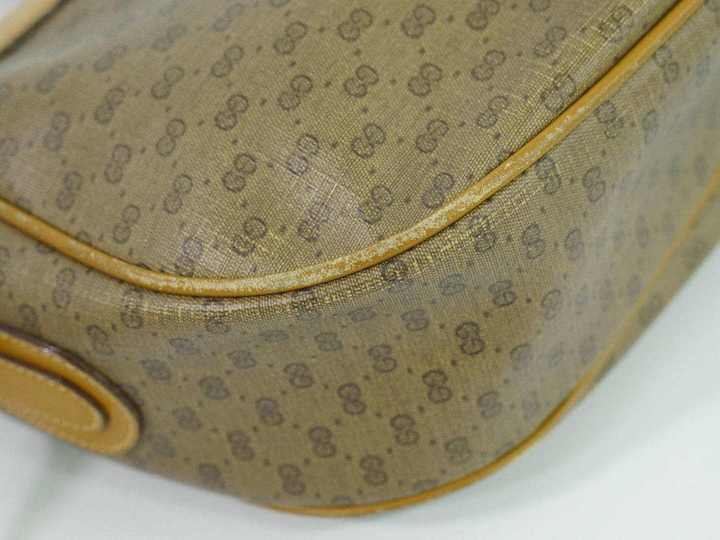 GUCCI マイクロGG ショルダーバッグ ベージュ ブラウン