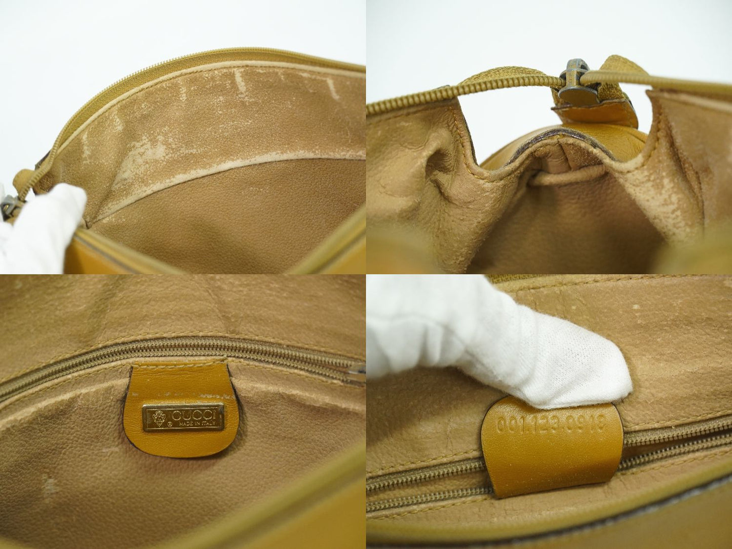 GUCCI マイクロGG ショルダーバッグ ベージュ ブラウン