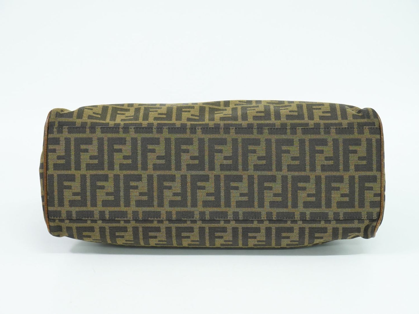 FENDI エトニコ ズッカ トートバッグ ブラウン 8BN162