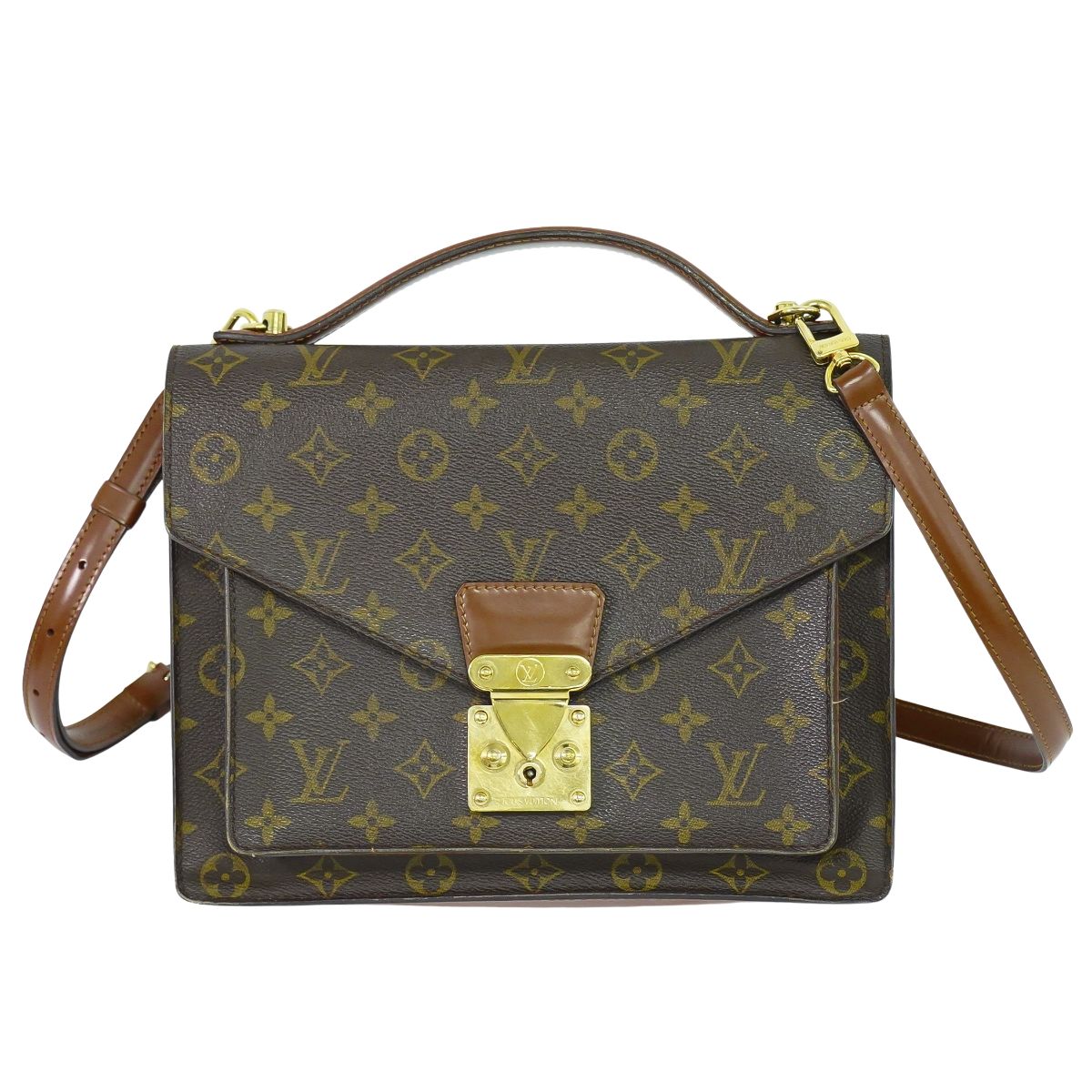 LOUIS VUITTON モンソー モノグラム 2WAY ショルダーバッグ M51185