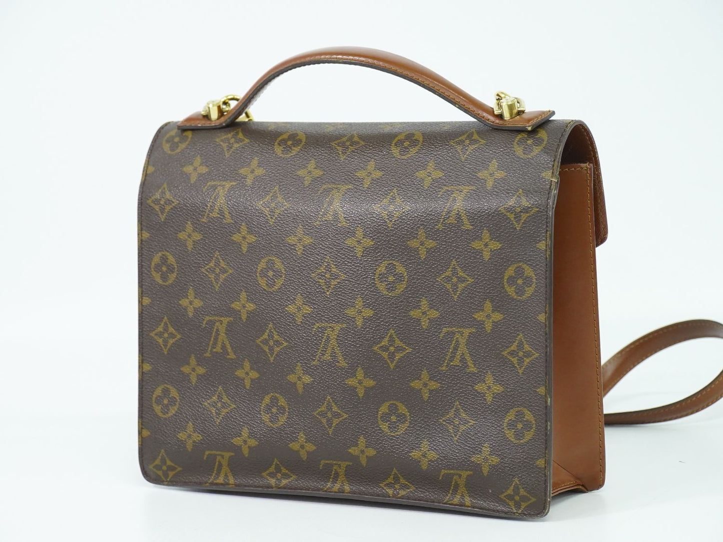 LOUIS VUITTON モンソー モノグラム 2WAY ショルダーバッグ M51185