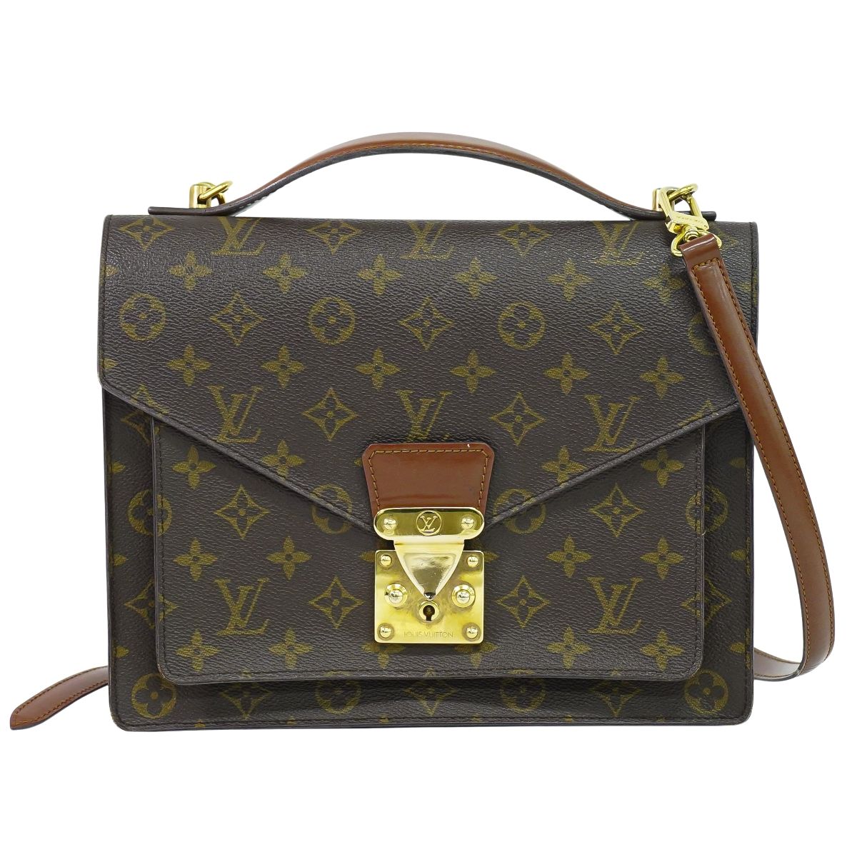 LOUIS VUITTON モンソー モノグラム 2WAY ショルダーバッグ M51185