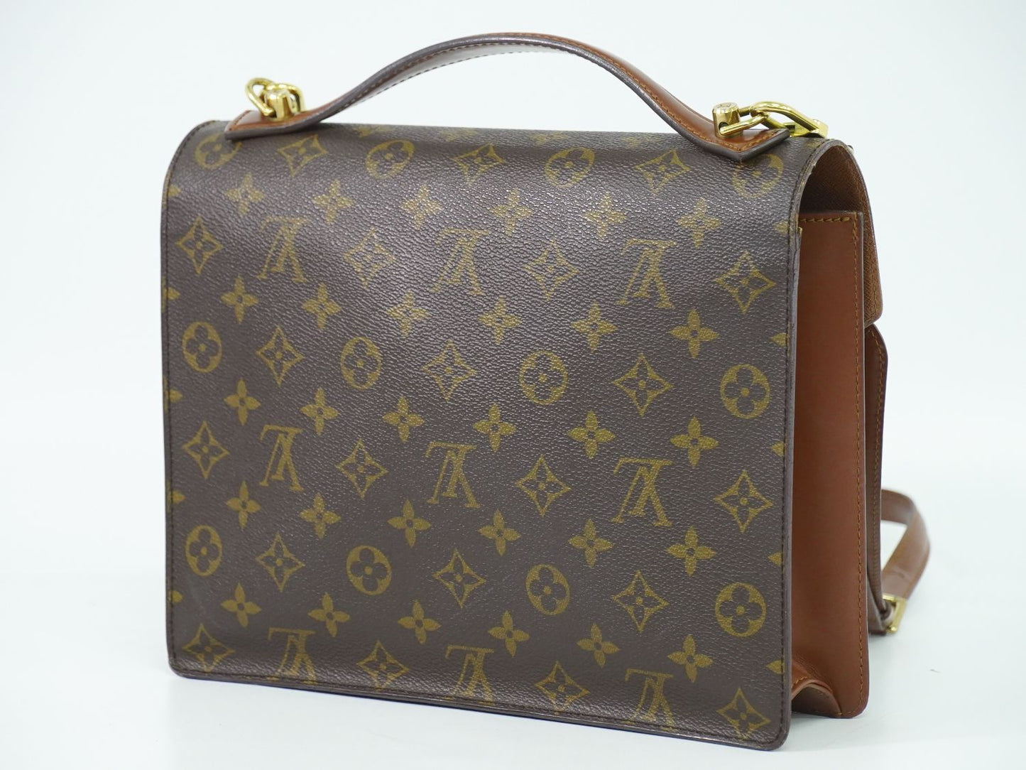 LOUIS VUITTON モンソー モノグラム 2WAY ショルダーバッグ M51185