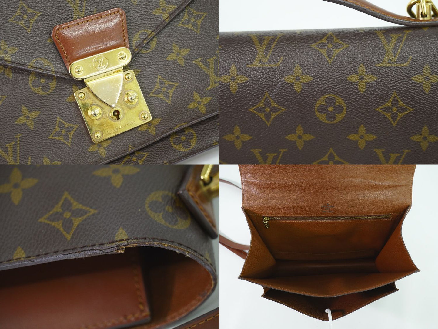 LOUIS VUITTON モンソー モノグラム 2WAY ショルダーバッグ M51185