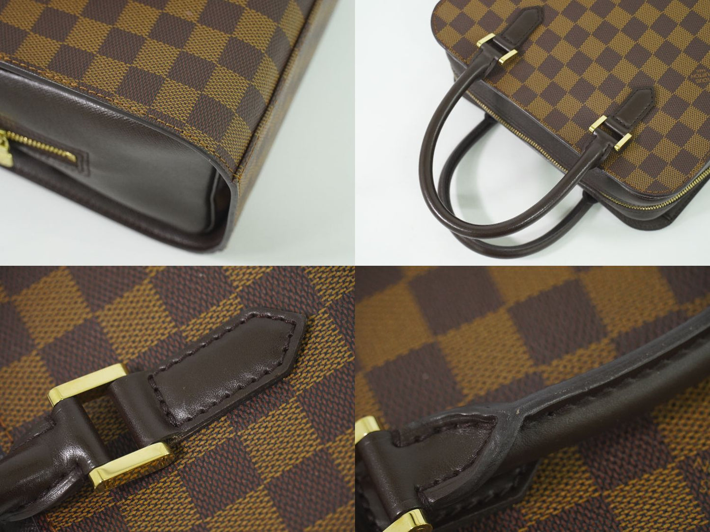 LOUIS VUITTON トリアナ ダミエ エベヌ ハンドバッグ N51155