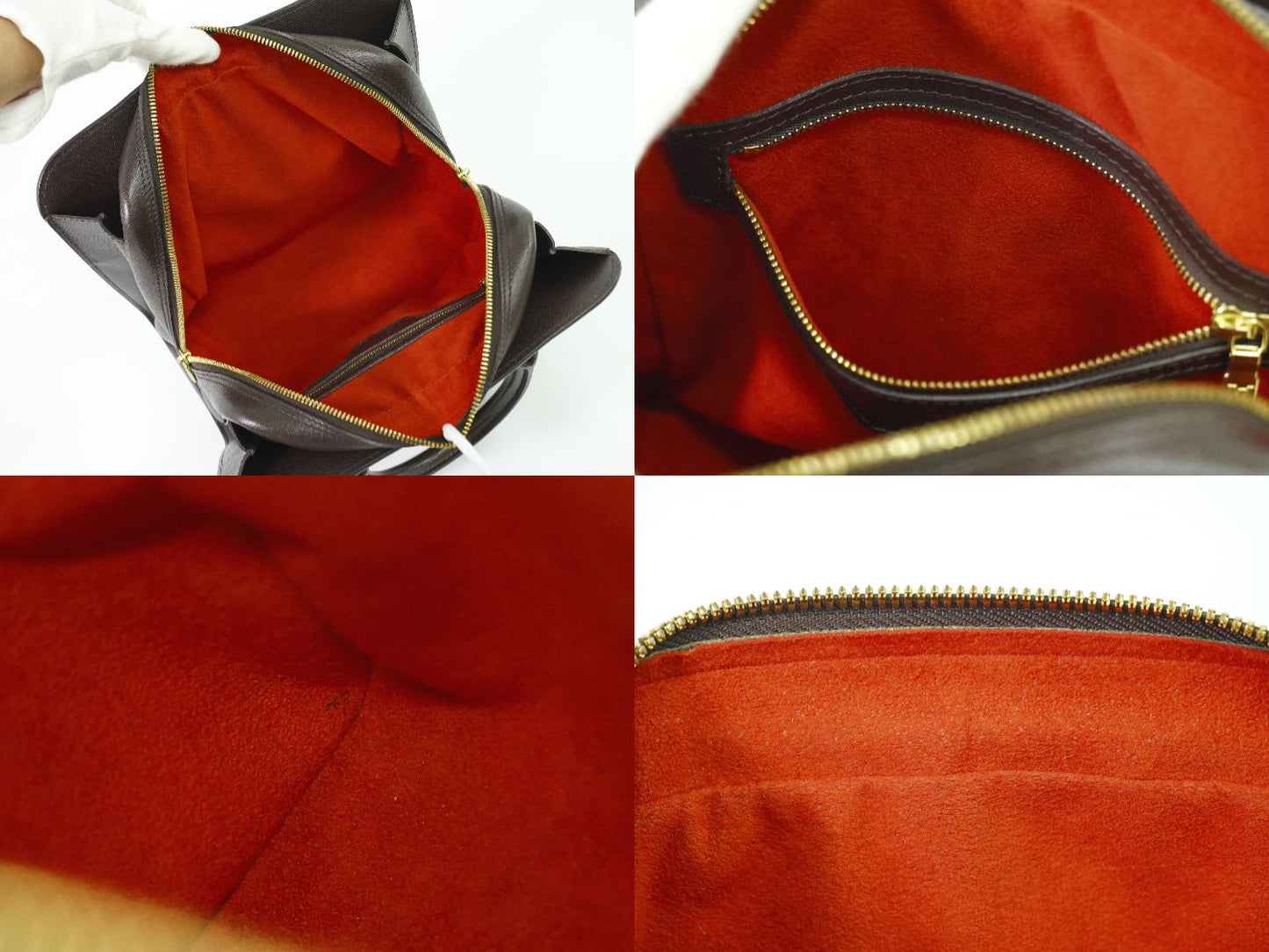 LOUIS VUITTON トリアナ ダミエ エベヌ ハンドバッグ N51155