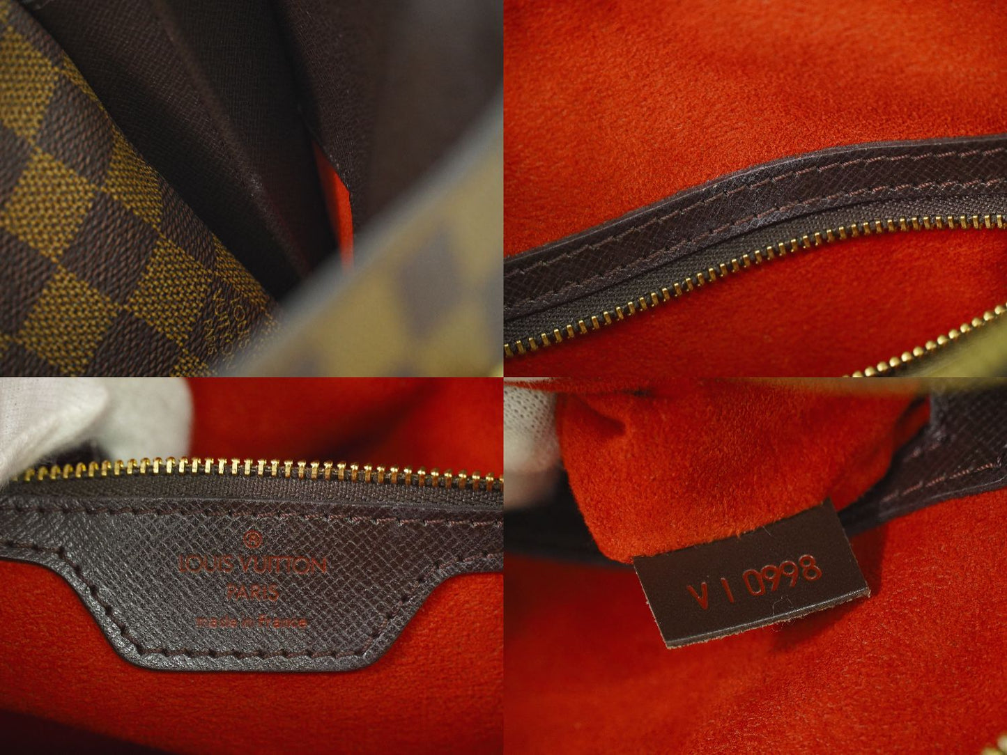 LOUIS VUITTON トリアナ ダミエ エベヌ ハンドバッグ N51155