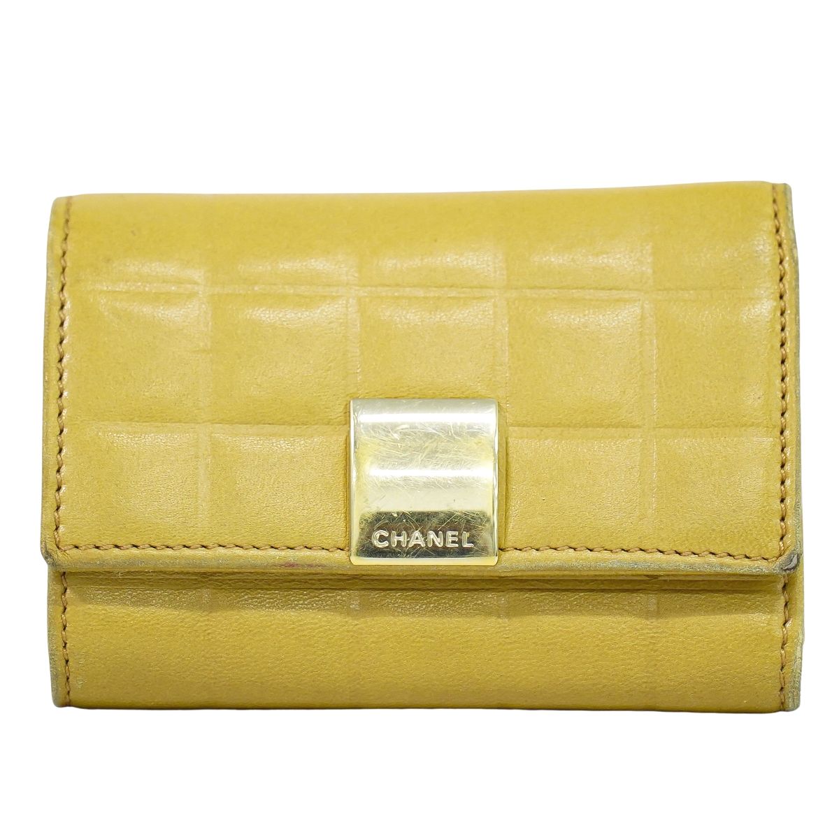 CHANEL チョコバー キーケース 6連 ベージュ