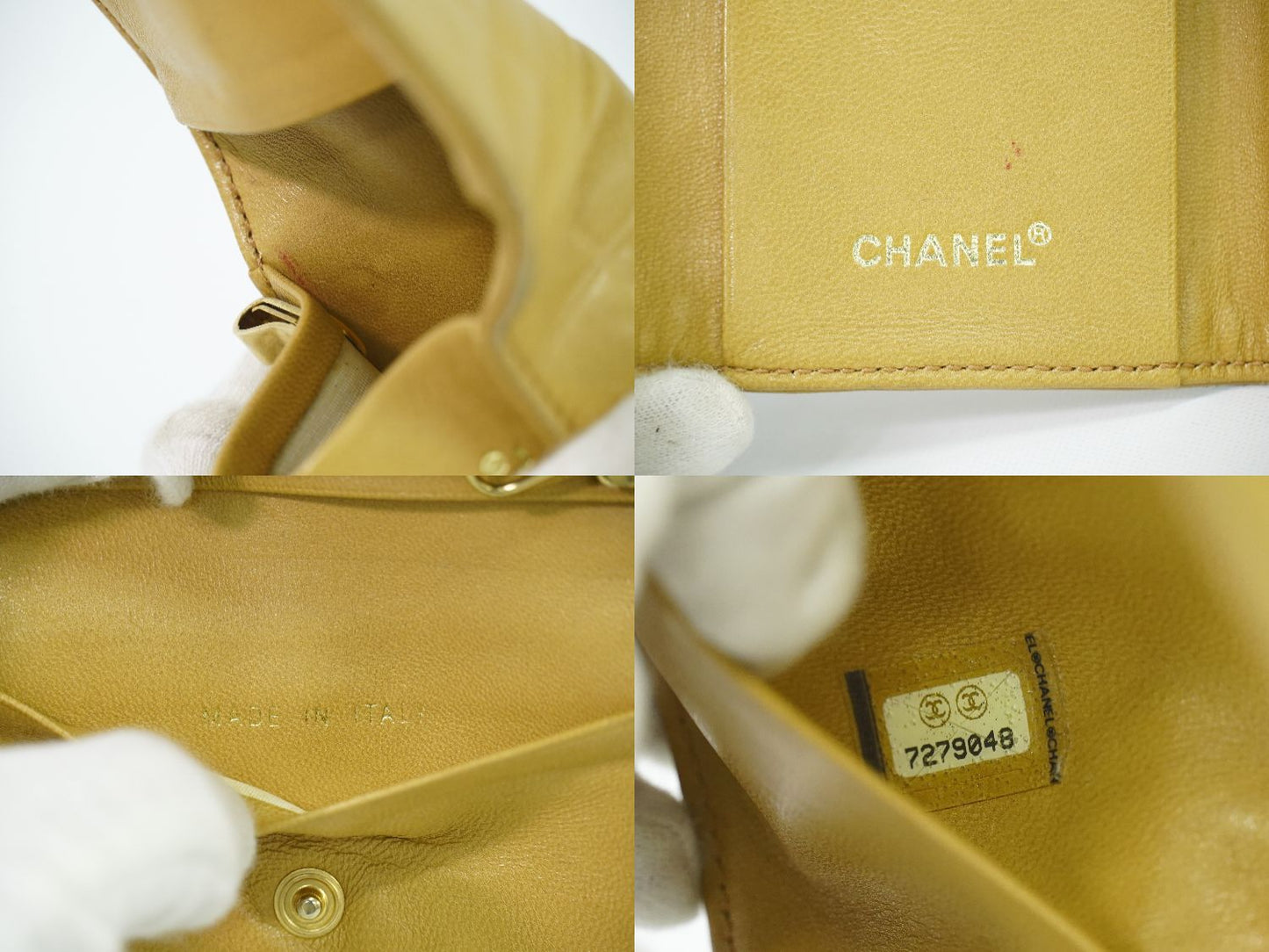 CHANEL チョコバー キーケース 6連 ベージュ