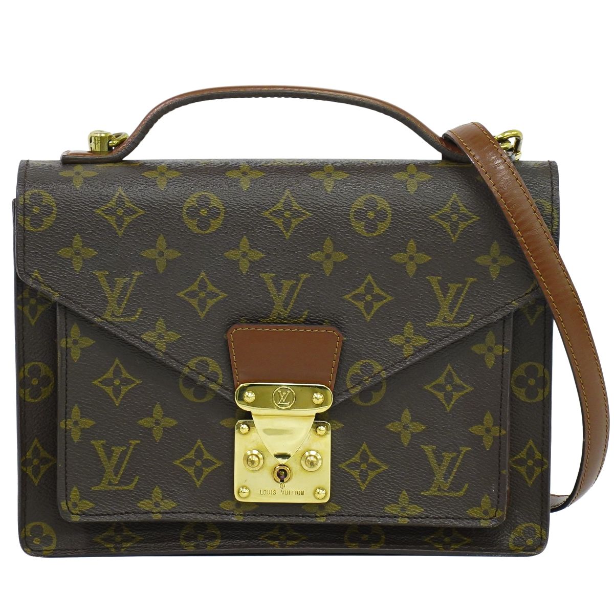 LOUIS VUITTON モンソー 26 モノグラム 2WAY ショルダーバッグ M51187