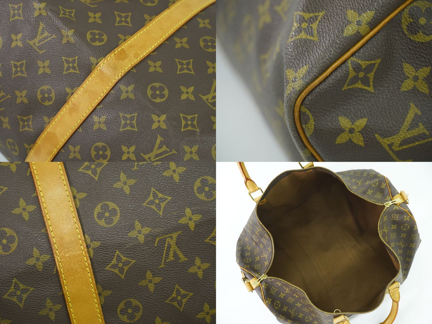 LOUIS VUITTON キーポルバンドリエール 60 モノグラム 2WAY ボストンバッグ M41412