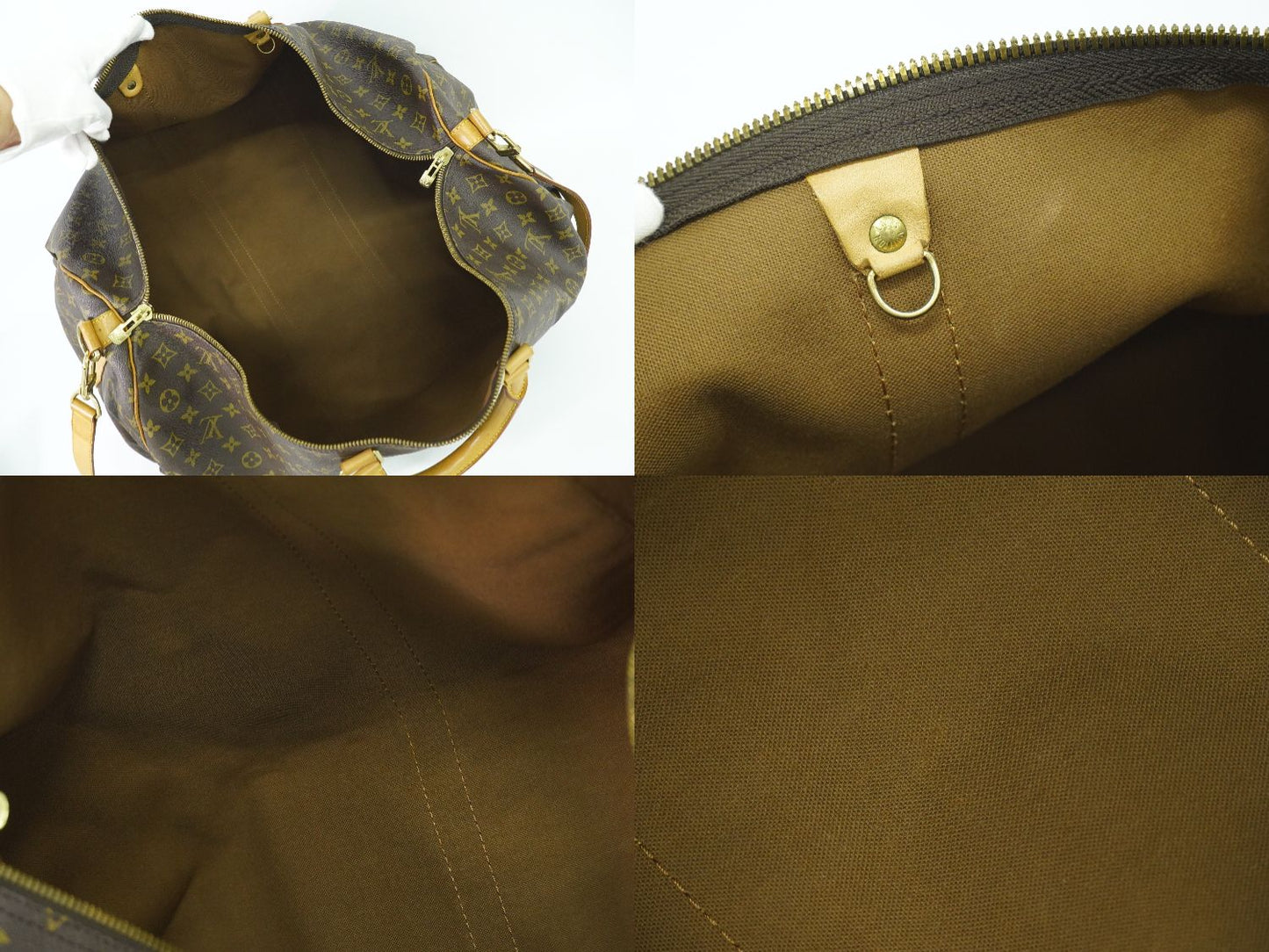 LOUIS VUITTON キーポルバンドリエール 60 モノグラム 2WAY ボストンバッグ M41412