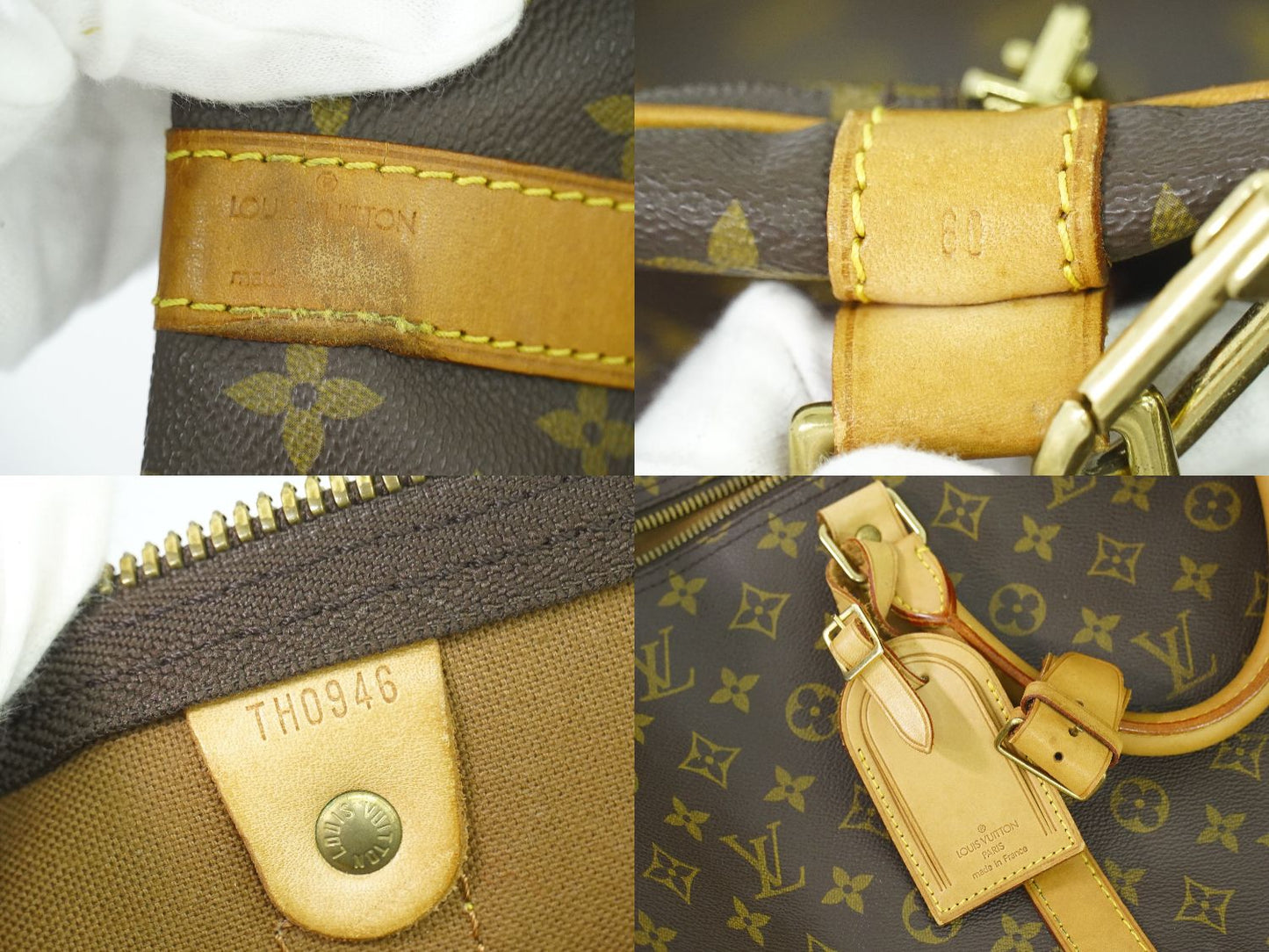 LOUIS VUITTON キーポルバンドリエール 60 モノグラム 2WAY ボストンバッグ M41412