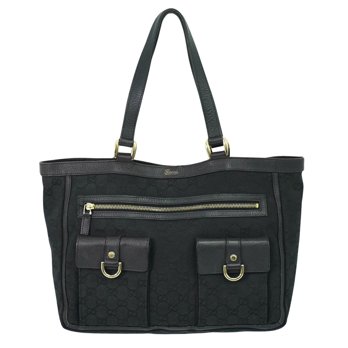 GUCCI アビー GGキャンバス トートバッグ ブラック 146247