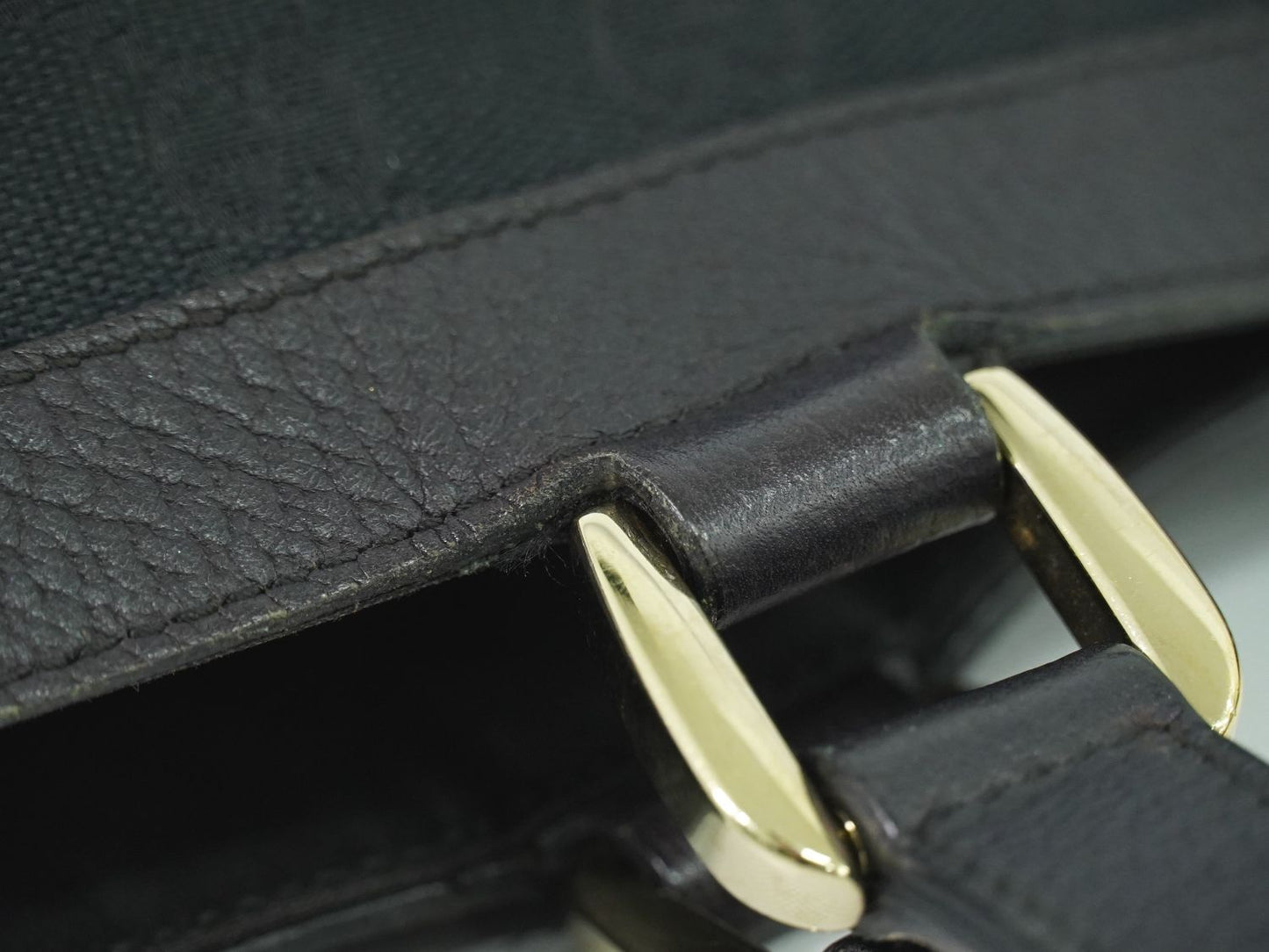 GUCCI アビー GGキャンバス トートバッグ ブラック 146247