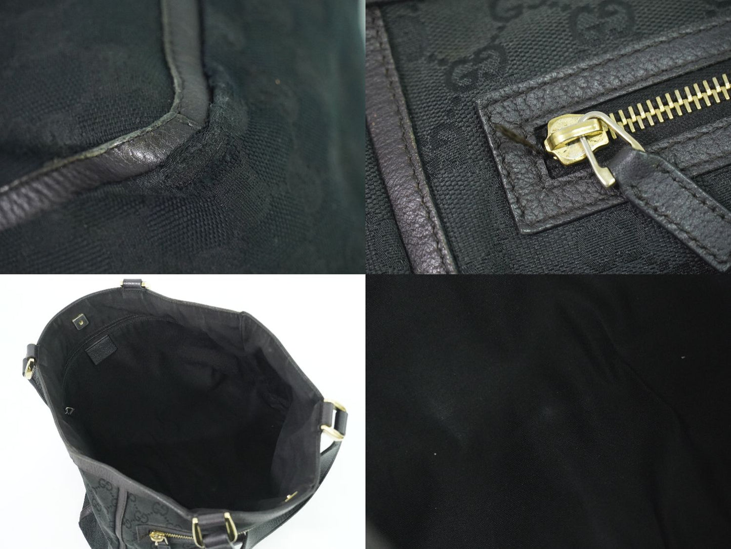 GUCCI アビー GGキャンバス トートバッグ ブラック 146247