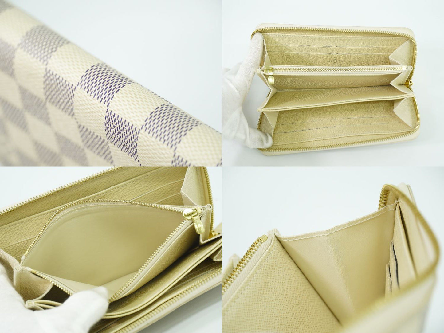 LOUIS VUITTON 旧型 ジッピーウォレット ダミエ アズール 長財布 N60019