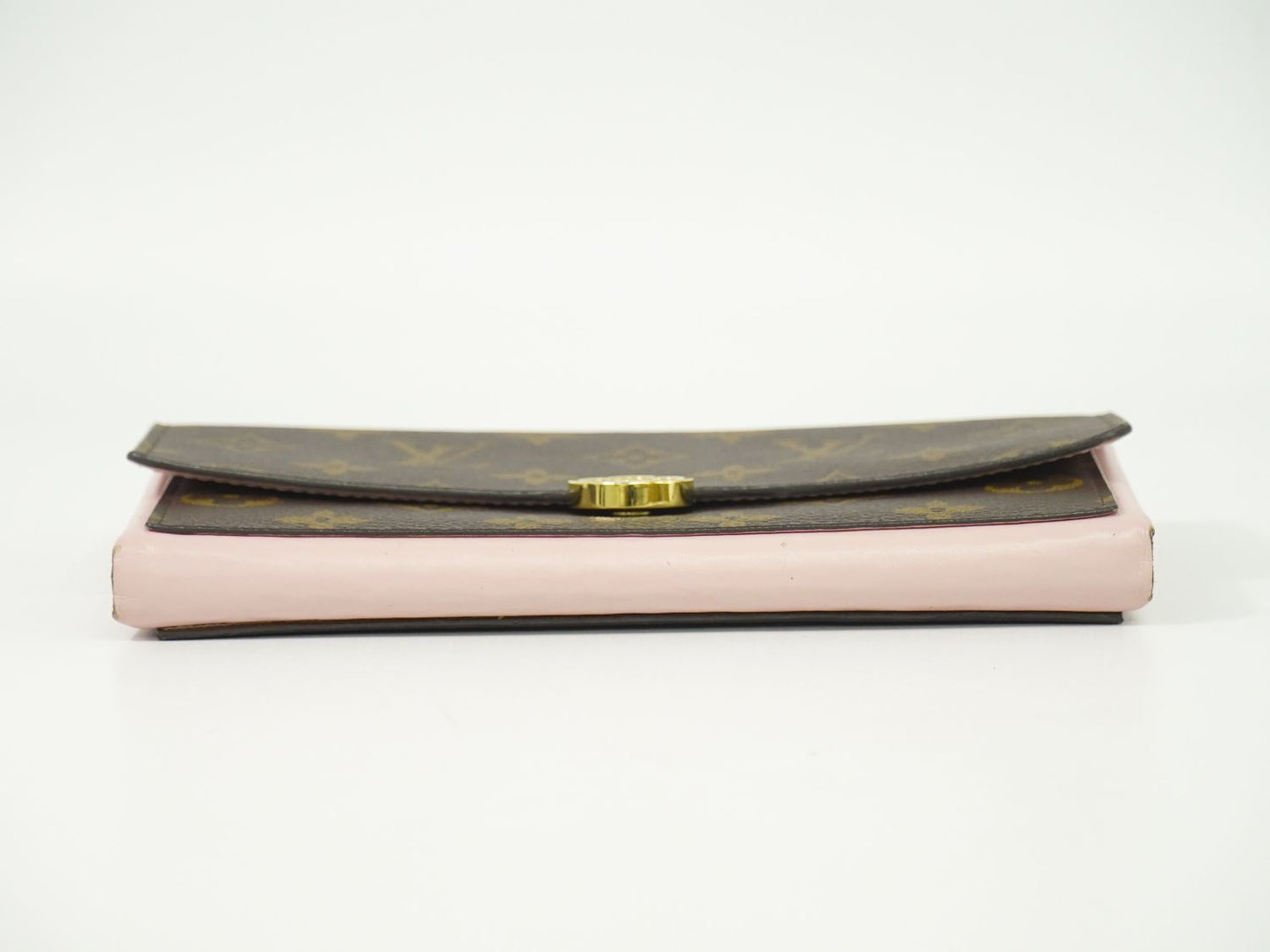 LOUIS VUITTON ポルトフォイユ フロール モノグラム 長財布 ブラウン ピンク M64586