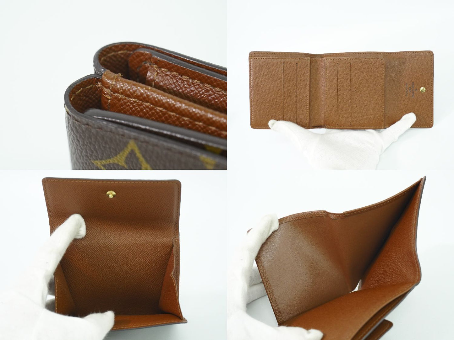 LOUIS VUITTON ポルトモネビエカルトクレディ モノグラム 折財布 M61652