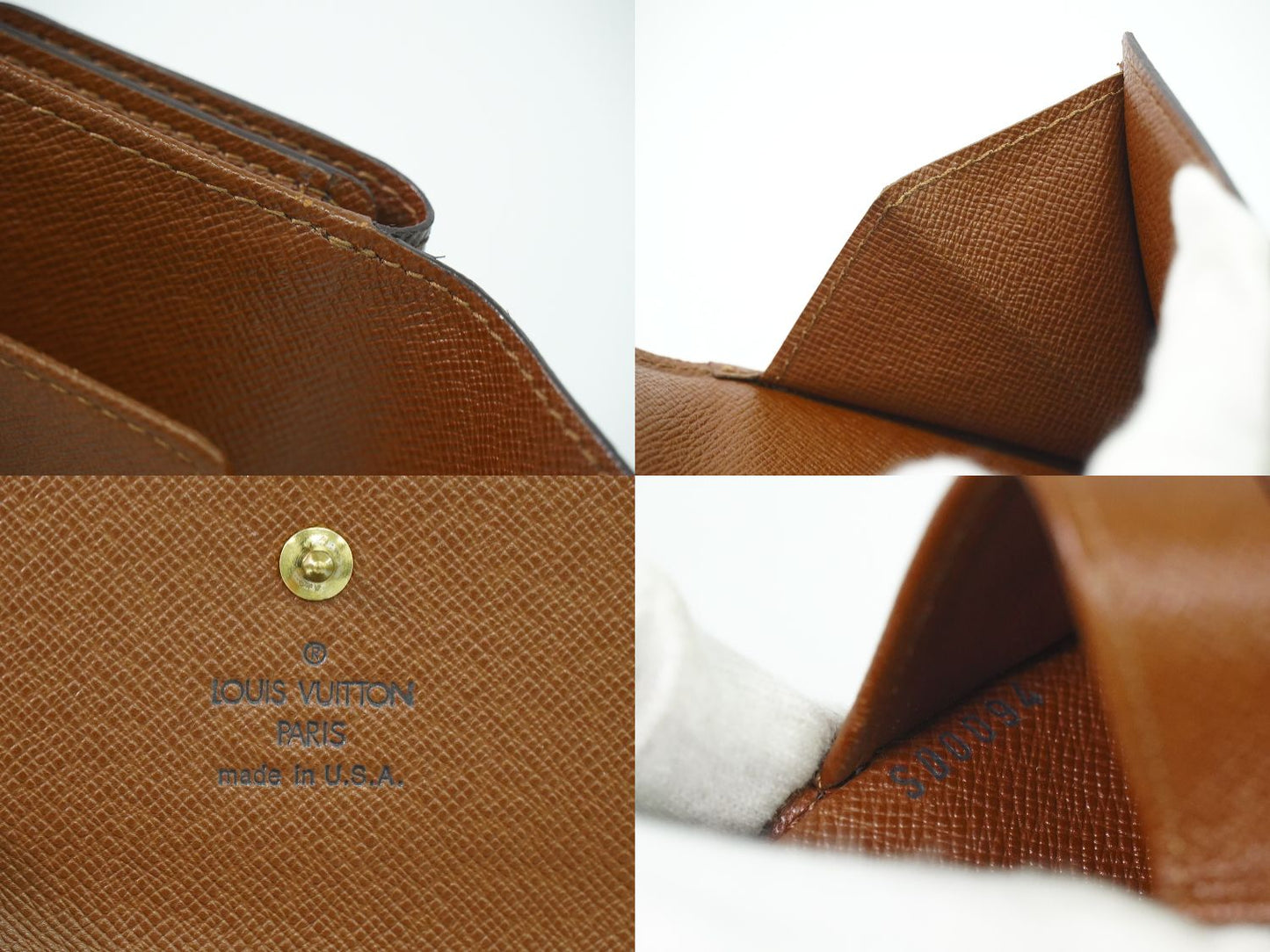 LOUIS VUITTON ポルトモネビエカルトクレディ モノグラム 折財布 M61652
