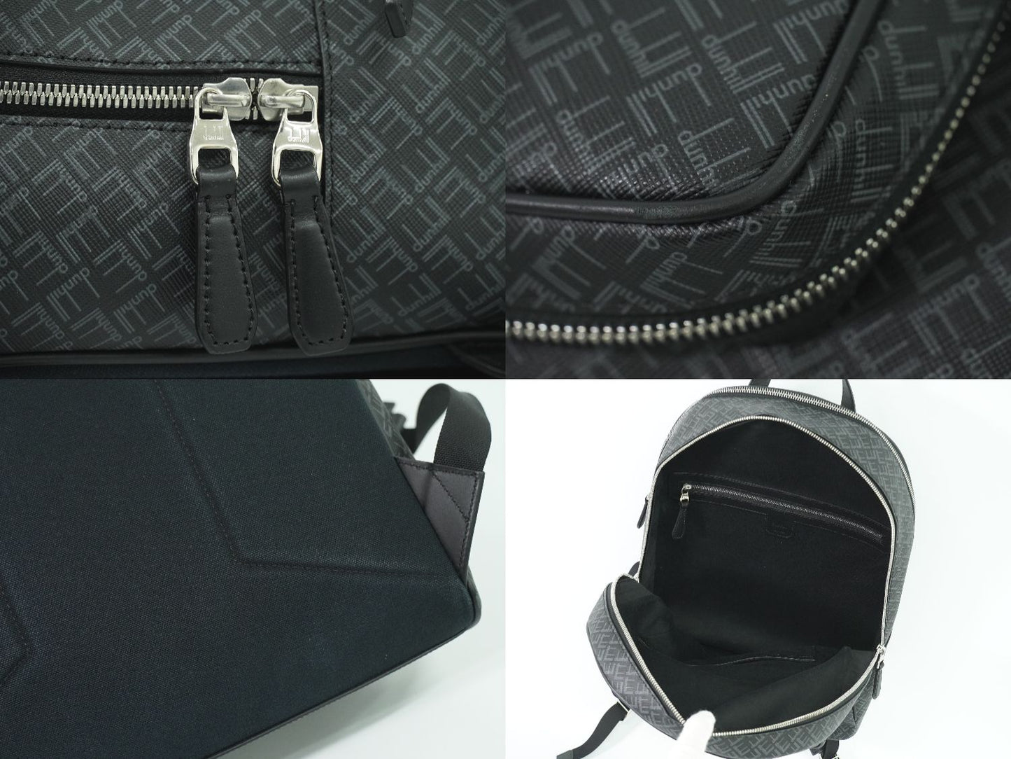 dunhill シグネチャー リュックサック ブラック グレー