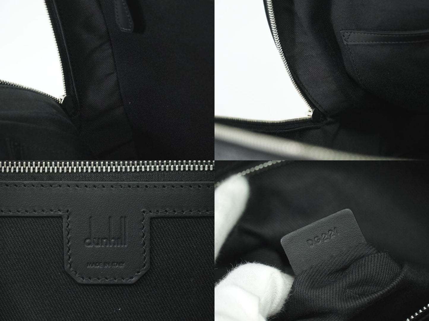 dunhill シグネチャー リュックサック ブラック グレー