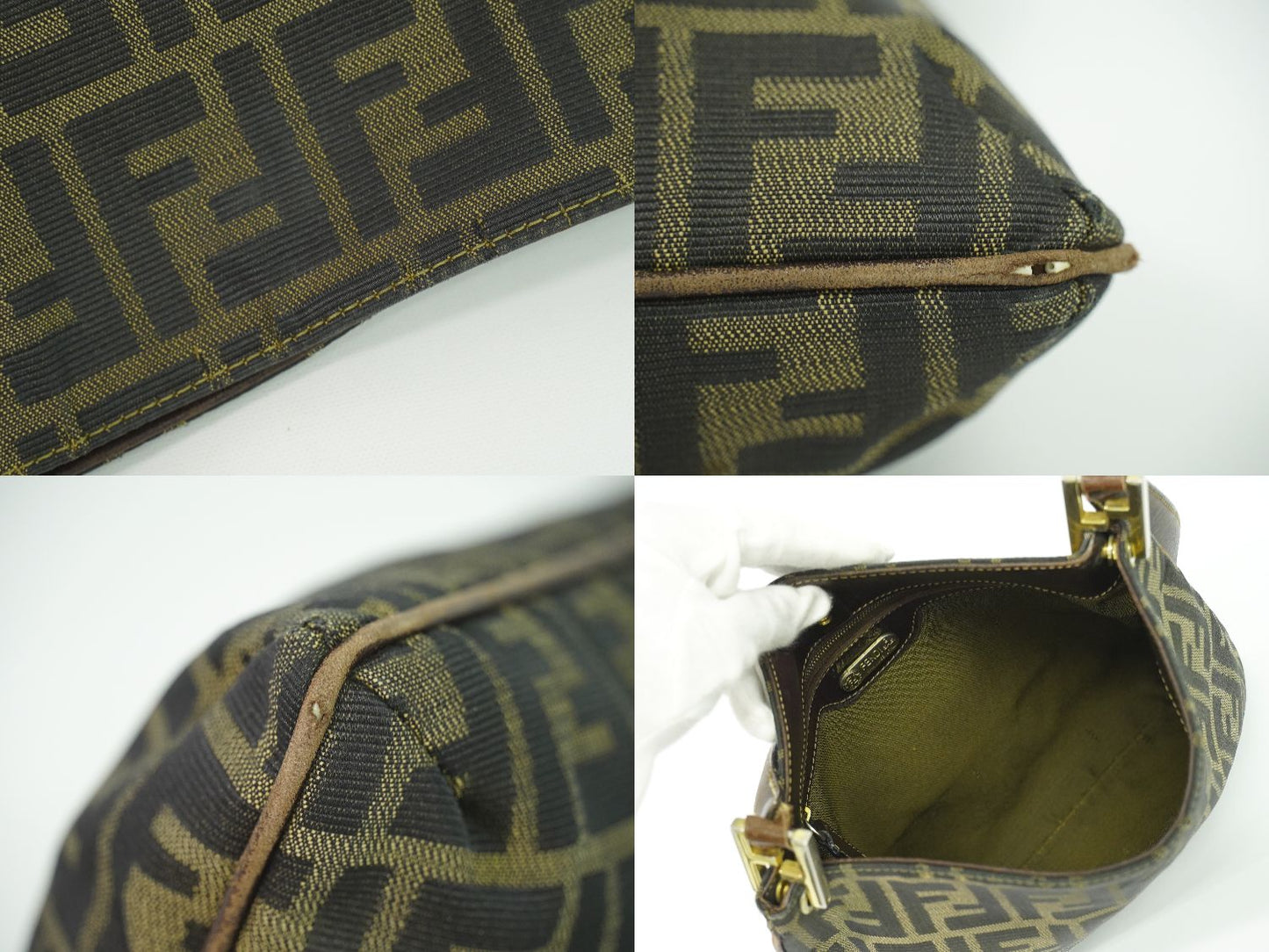 FENDI ズッカ ショルダーバッグ ブラウン