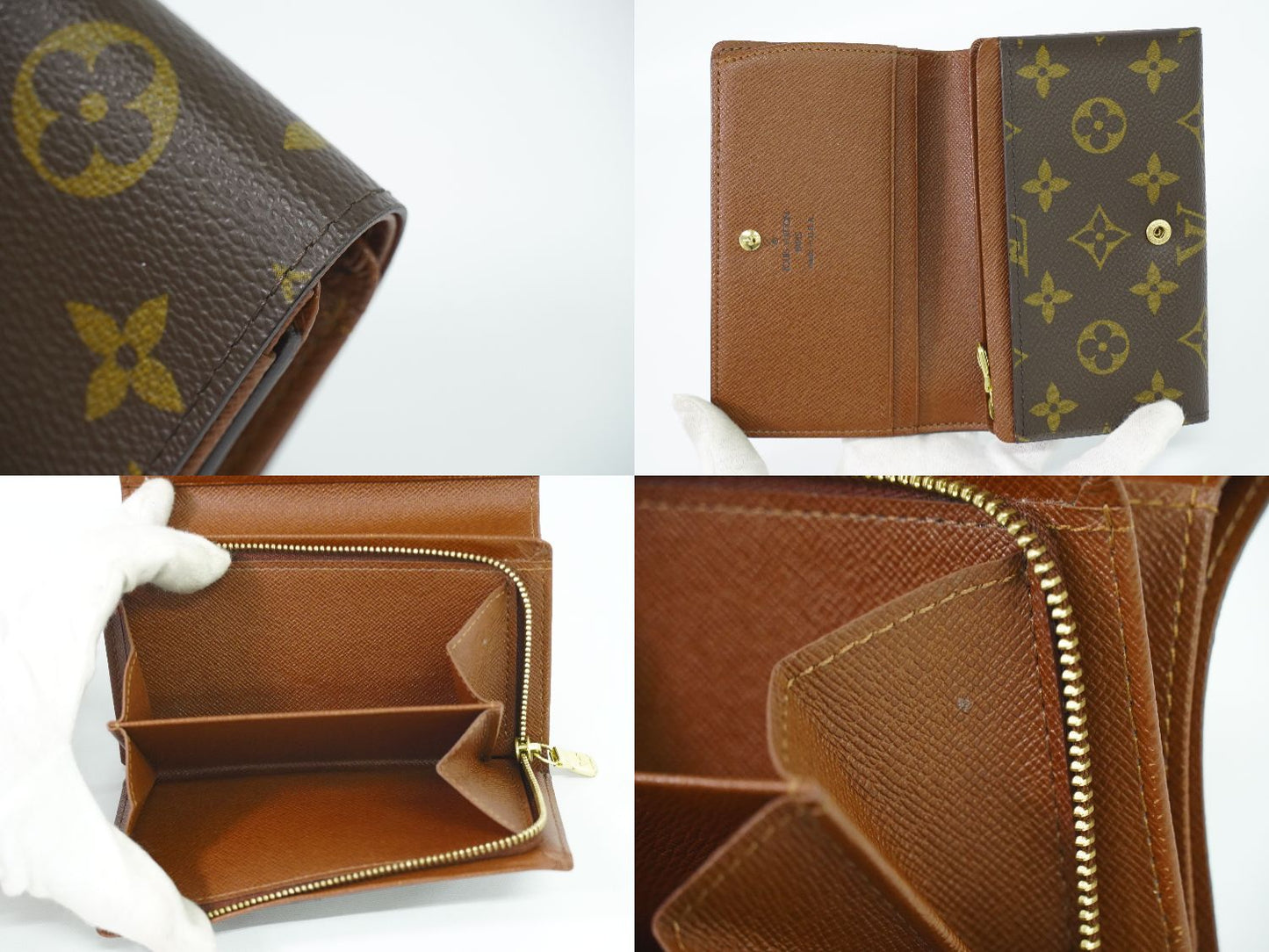 LOUIS VUITTON ポルトモネ ビエ トレゾール モノグラム 折財布 M61730
