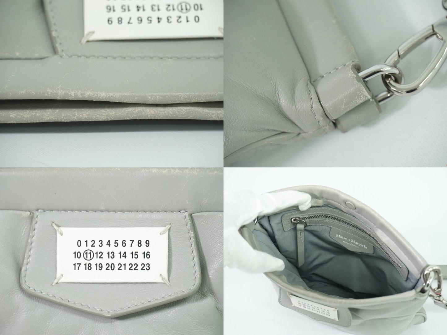 Maison Margiela グラムスラム ショルダーバッグ グレー