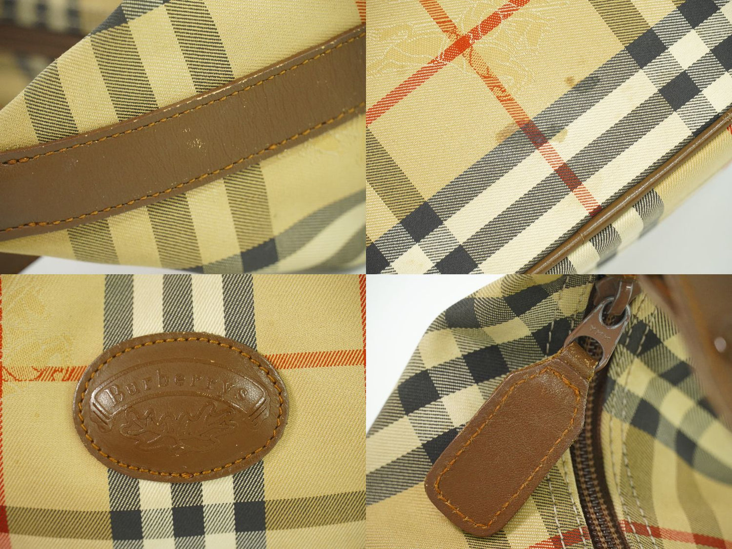 Burberrys ノバチェック ハンドバッグ ベージュ