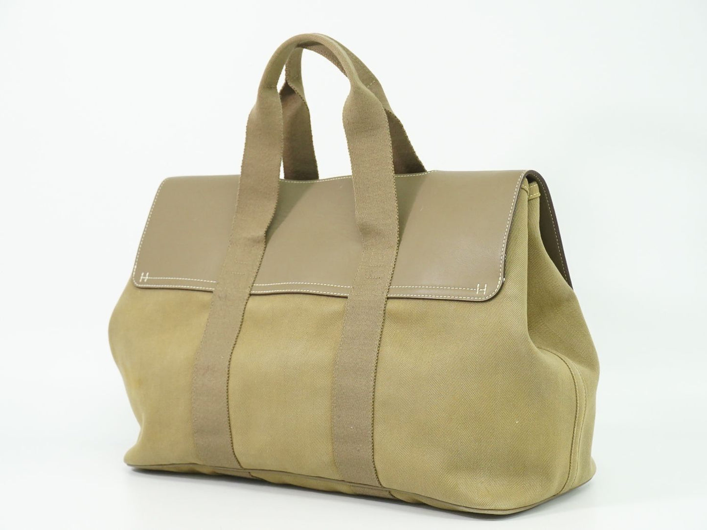 HERMES ヴァルパライソ MM トートバッグ グレージュ